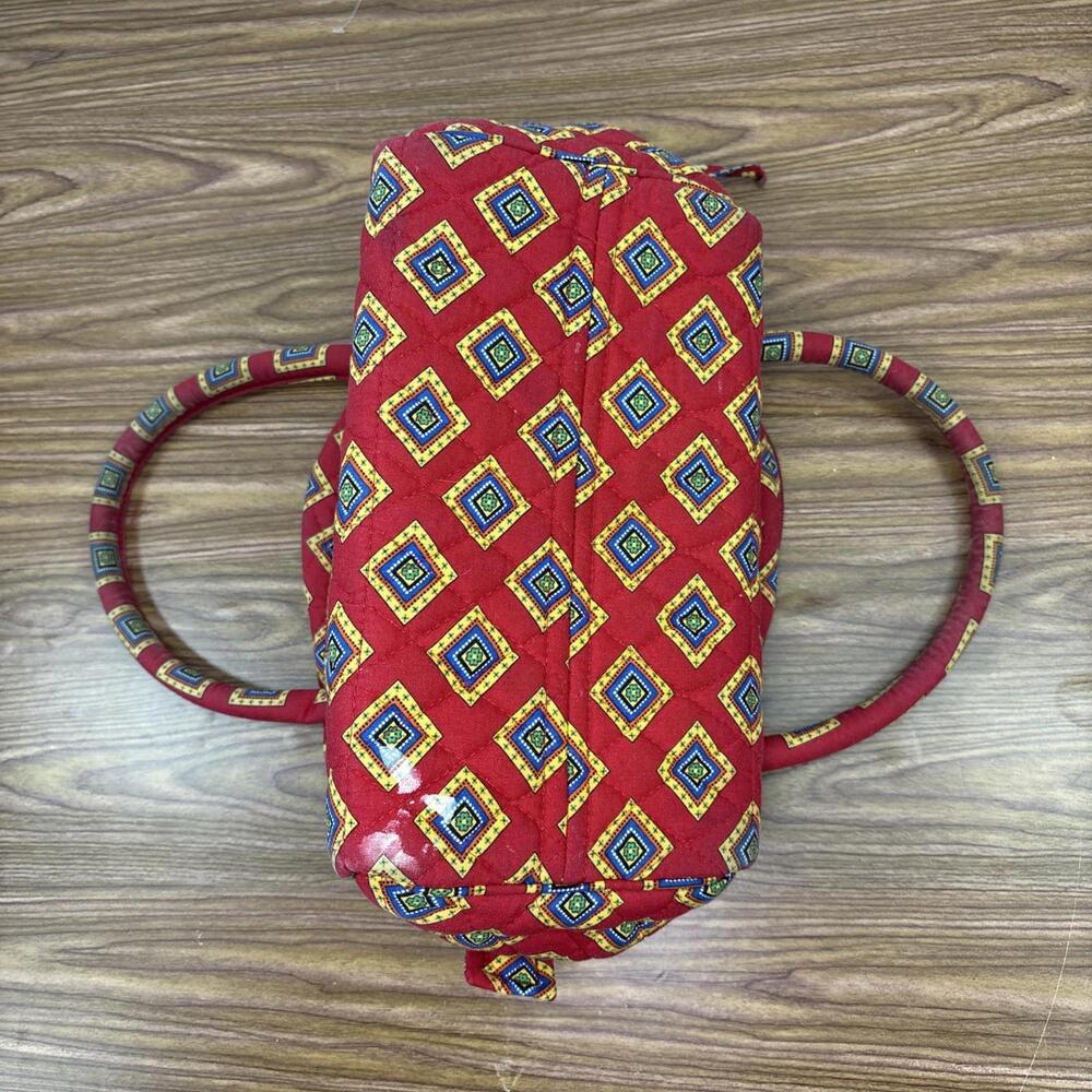 Vera Bradley Villa Red Diamond Baguette Bag (Retired) - Picture 8 of 10